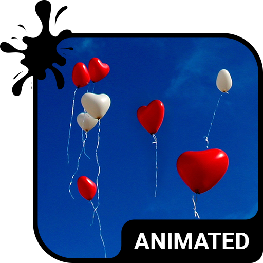 Love Balloons Animated Keyboard + Live Wallpaper