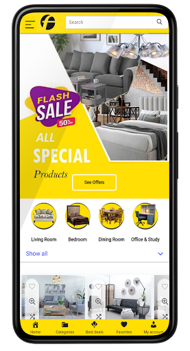 Android application Furniture Offers in Dubai screenshort