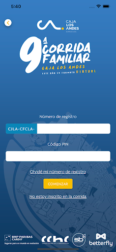Corrida Virtual Caja Los Andes Screen 3