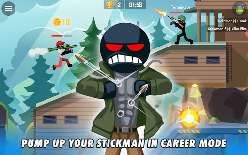 Stickman Combats: Multiplayer Stick Battle Shooter  screenshots 7