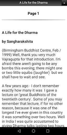 A Life for the Dharma Screen 2