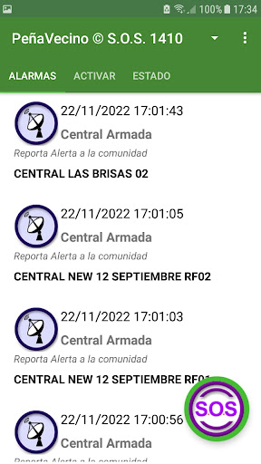 Android application RedSafe screenshort