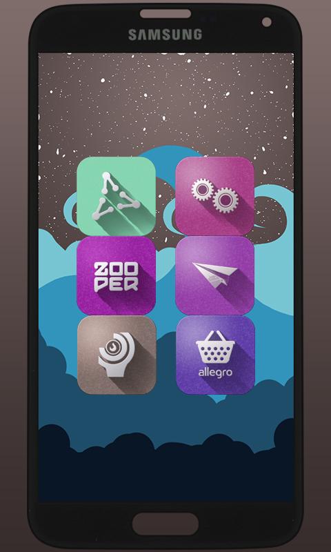 Android application Zine - icon pack screenshort