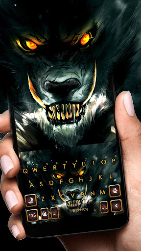 Android application Scary Evil Wolf Theme screenshort