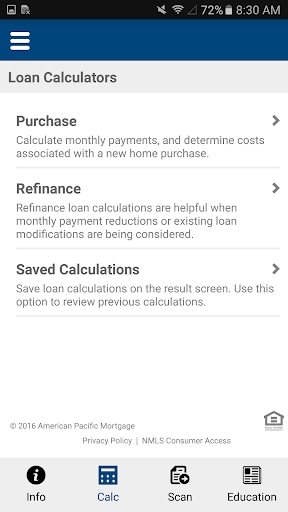 Mortgage Consultants Group Screen 2