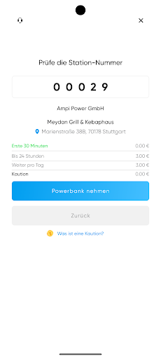 Ampi Power - Powerbank Sharing Screen 3