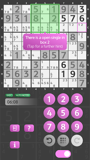 Android application Infinity SuDoku screenshort