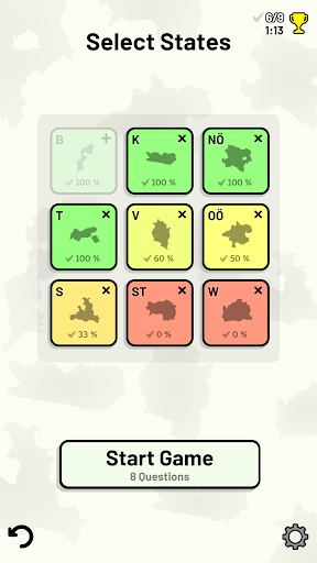 States of Austria Quiz Screen 3