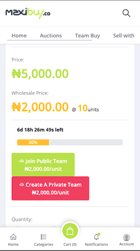 Maxibuy Screen 3