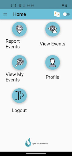 Digital Social Platform Screen 2