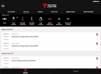 Telemundo Deportes: En Vivo Screenshot
