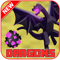 New Dragons Mod for MCPE: Expansive Fantasy Maps