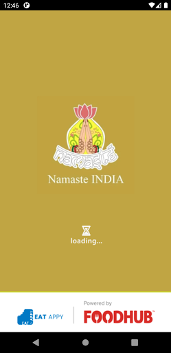 Android application Namaste India Restaurant screenshort