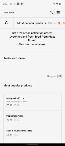 Pizza Roma - Selby Screen 3