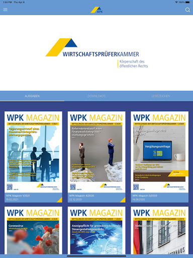 Android application WPK Magazin screenshort