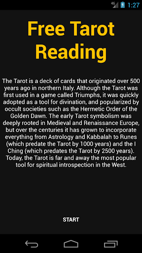 Tarot Reading Screen 2