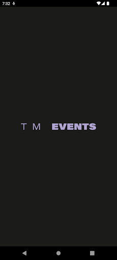 Android application TM Events screenshort