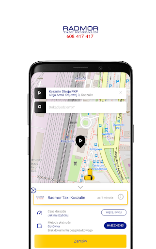 Radmor Taxi Koszalin Screen 2