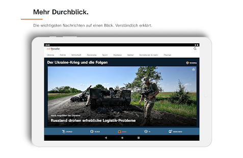 ZDFheute - Nachrichten Screenshot