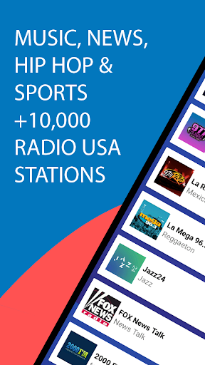 Android application Radios De Estados Unidos screenshort