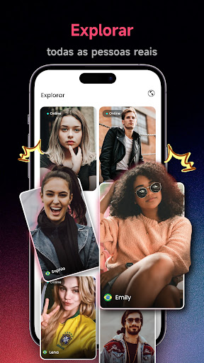 Visualização do aplicativo