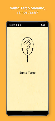 Android application Santo Terço Mariano screenshort