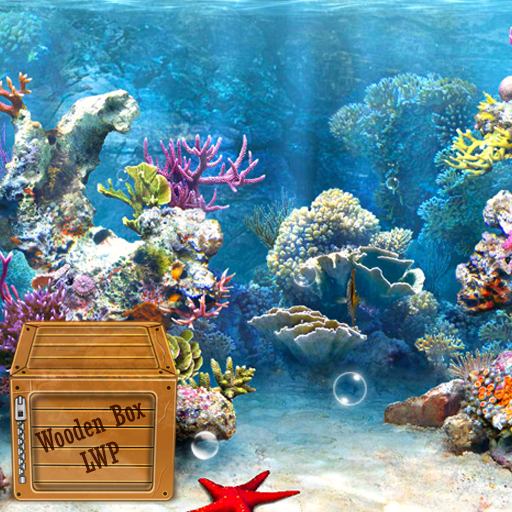 coral reef live wallpaper logo