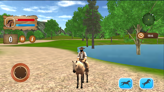 Horse race virtual simulator