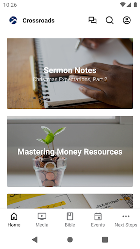 Android application Crossroads Church GA screenshort