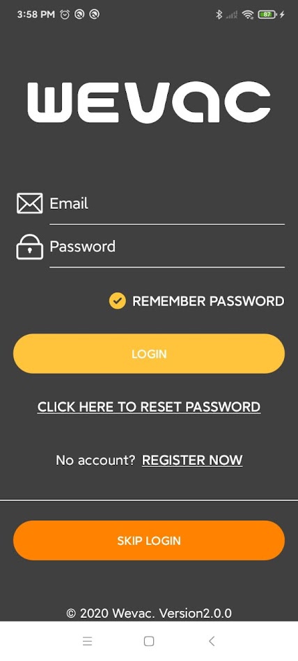 #1. Wevac SV (Android) Ved: Argion Electric Appliance Co., Ltd.