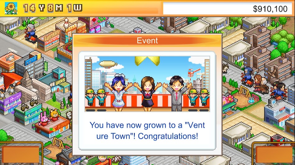 #10. Venture Towns (Android) Göre: Kairosoft