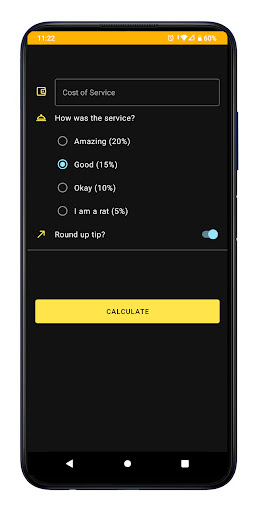 Tip Calculator Screen 2