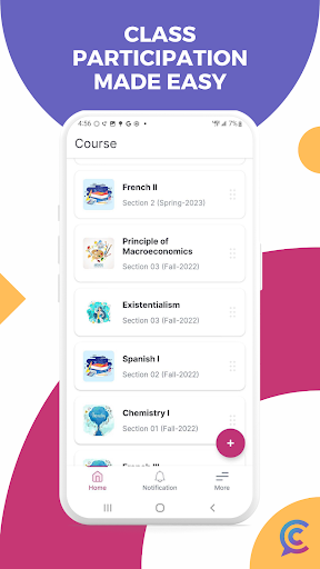 Android application Campusknot screenshort