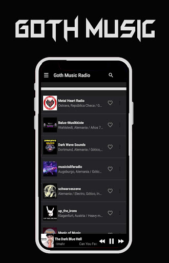 Goth Music Radio Screen 3