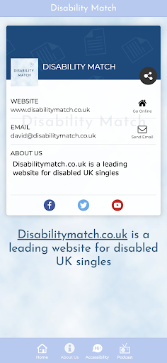 Disability Match Screen 2