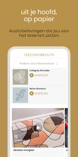 Android application Tekenworkouts screenshort
