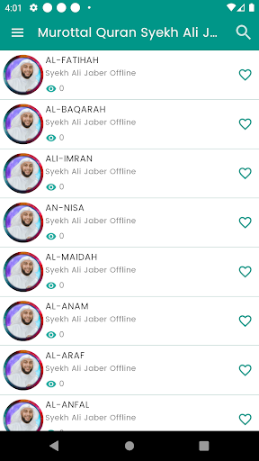 Murottal Quran Syekh Ali Jaber Screen 2