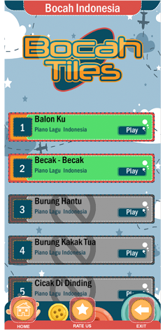 Bocah Tiles Piano Game - Screenshot 1