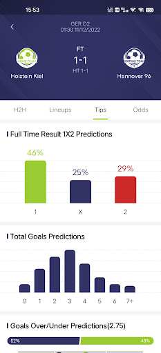 Score Predict 1X2 Screen 3