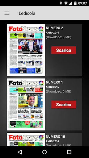 Android application Foto News screenshort