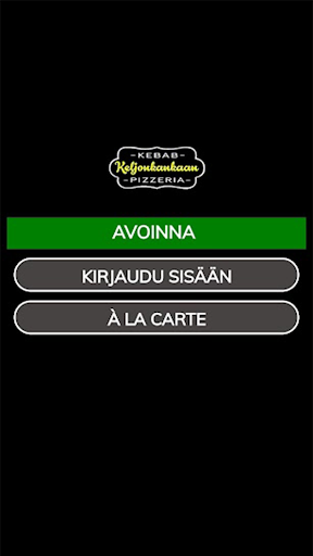 Android application Keljonkankaan Kebab Pizzeria screenshort