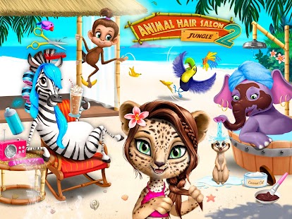 Jungle Animal Hair Salon 2 - Salón de belleza Screenshot