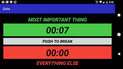 Golo - Goal Lock Timer Screen 3