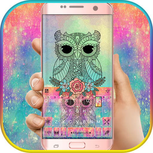 Colorful Owl Keyboard Theme 6.0 Icon