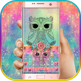 Colorful Owl Keyboard Theme icon