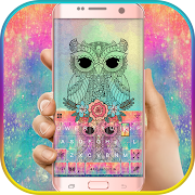 Colorful Owl Keyboard Theme 