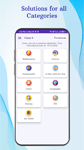 Android application Class 6 Ncert Solutions screenshort