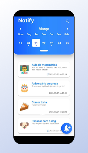 Android application Notify screenshort