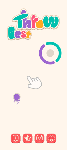 Android application Best Throw screenshort