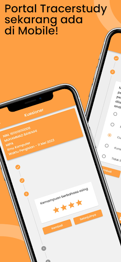 Android application Portal Tracerstudy ULM screenshort